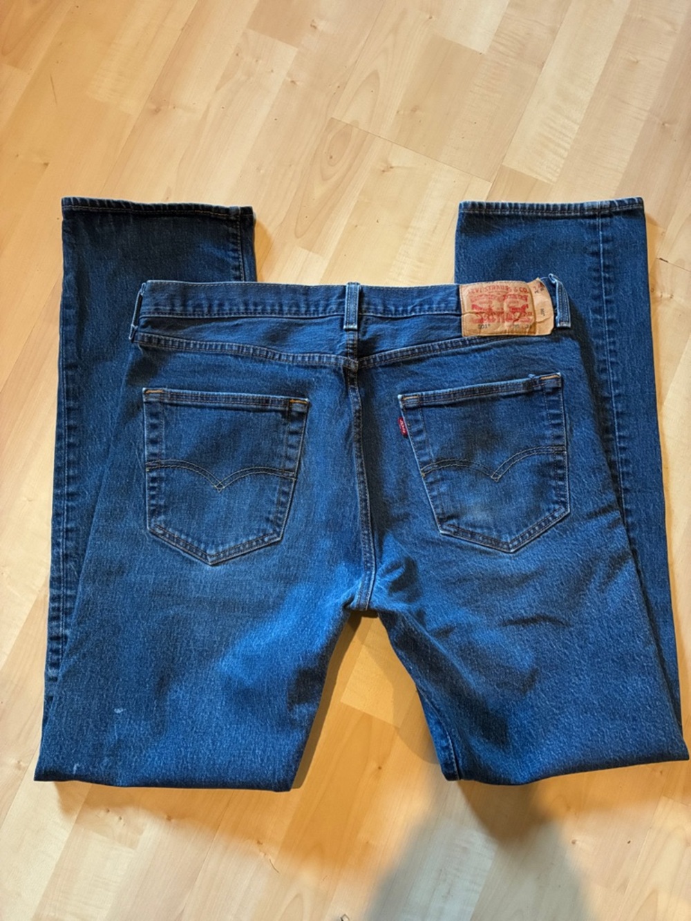Classic Dark Blue Men's Jeans - Picture 8 of 12